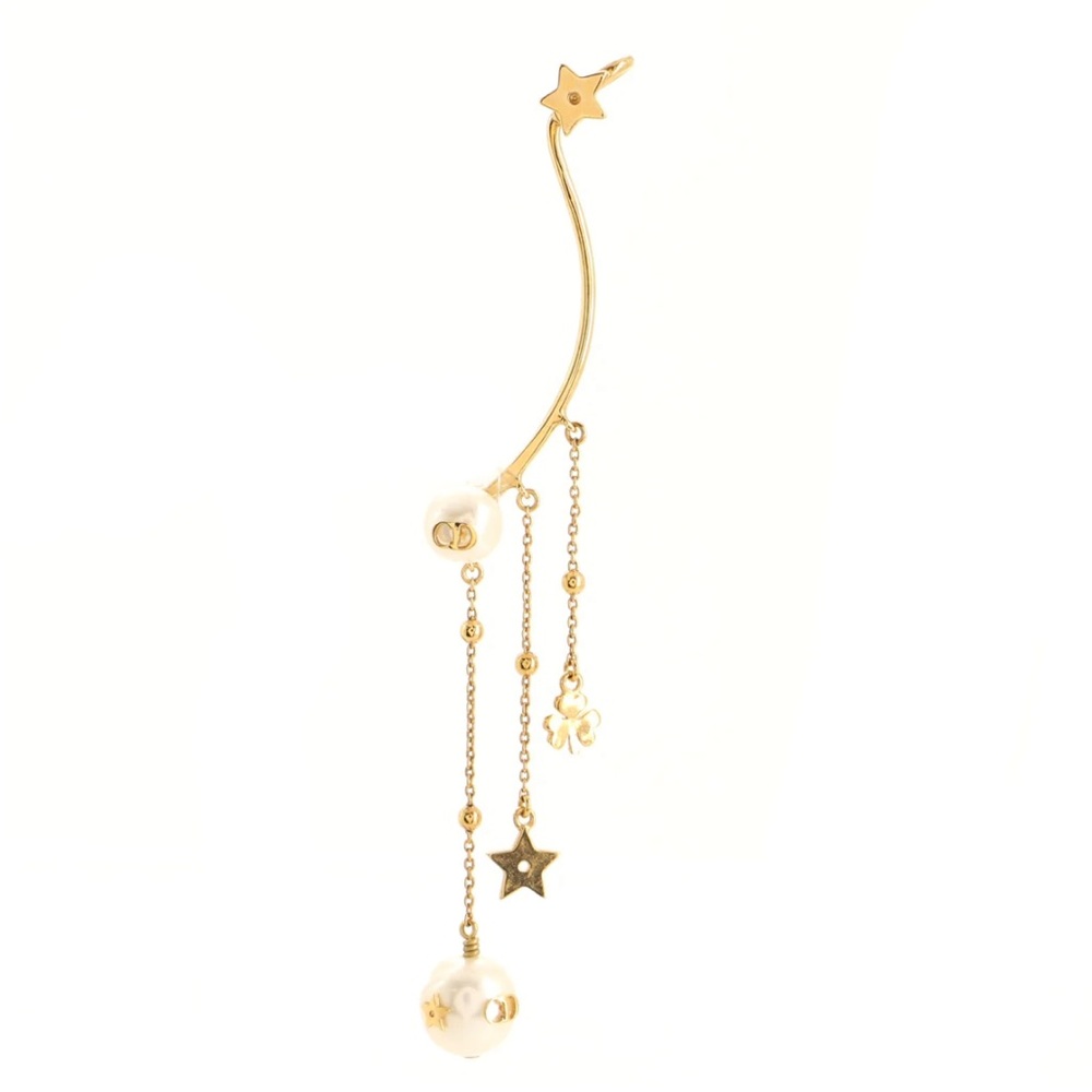 Dior ear climber CHRISTIAN DIOR Faux Pearl Perles De Dèsir Ear Climber - Picture 3 of 6